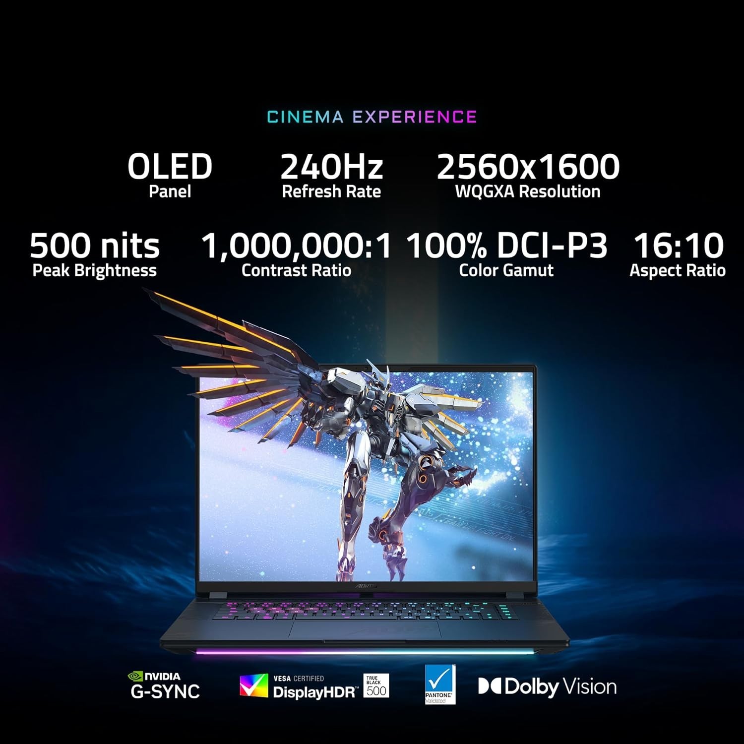 NEW GIGABYTE AORUS Master Gaming 16″ 240Hz OLED Ultra 9 275HX 32GB 2TB RTX 5090