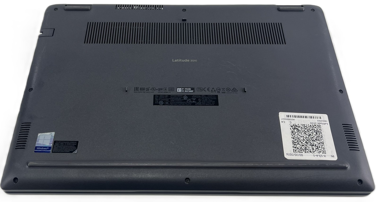 Dell Latitude 3510 laptop”15.6 i5 10th Gen 256GB SSD 8GB RAM Win 11 Pro (IN) CB