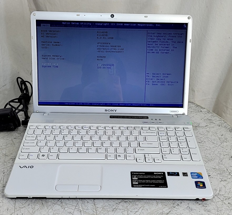 SONY VPCEB35FX PCG-71316L Laptop Core I3 M 370 4GB SEE NOTES