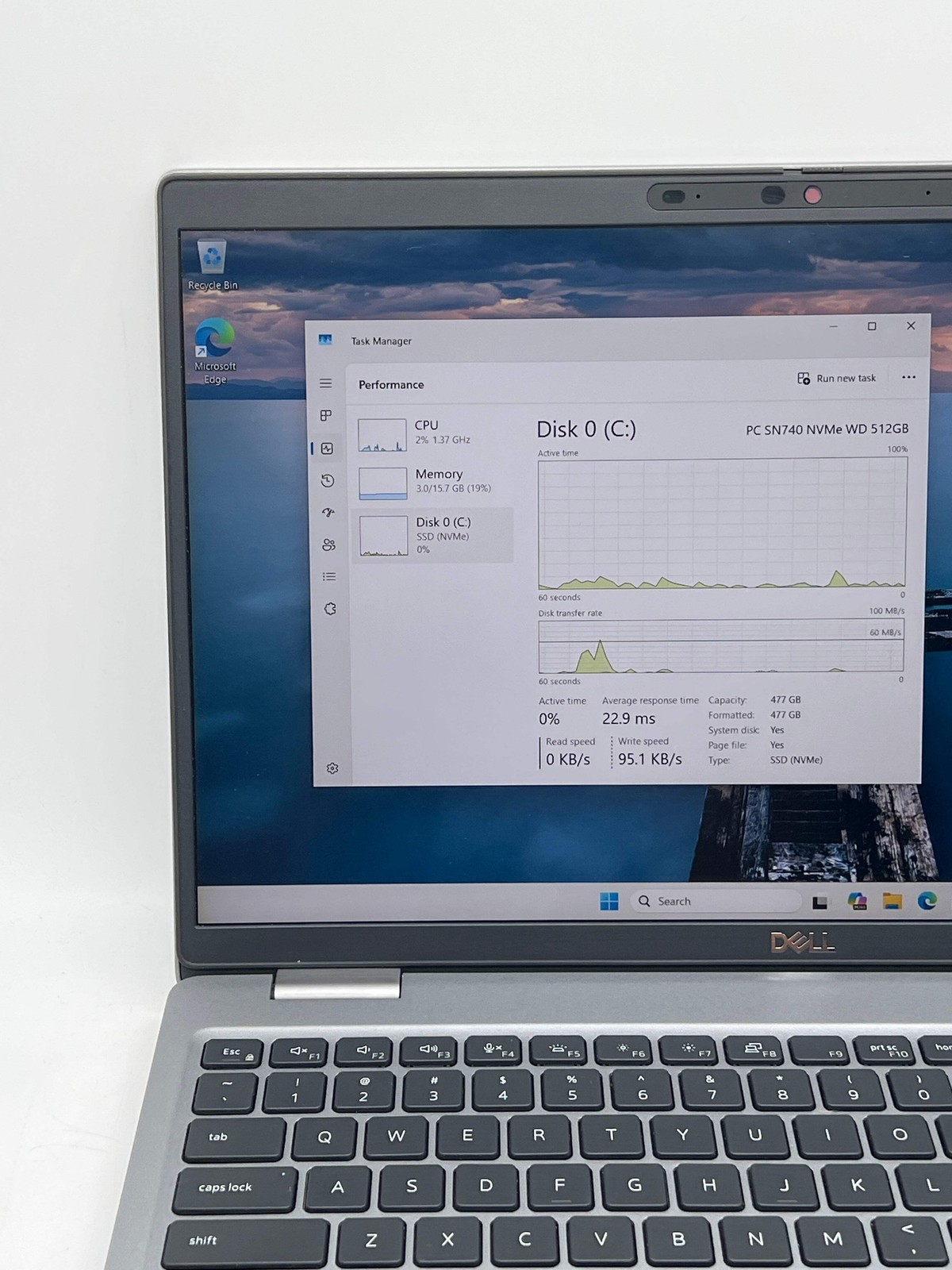 Dell Latitude 5520 15.6″ Intel Core i5-1145G7 16GB RAM 512GB SSD Gray – Used