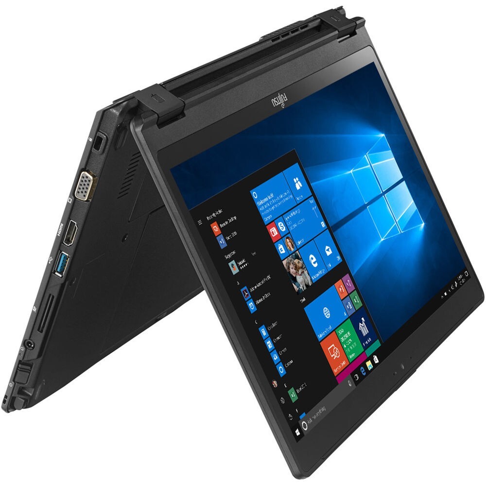 Fujitsu P728 Touchscreen 2-n-1 Laptop 12.5″ Core i5 8GB Ram 128GB SSD Windows 11