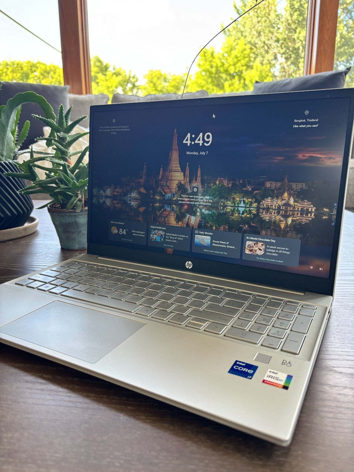 hp pavilion laptop 15t-eg300 15.6, silver, 15.6 inch screen display