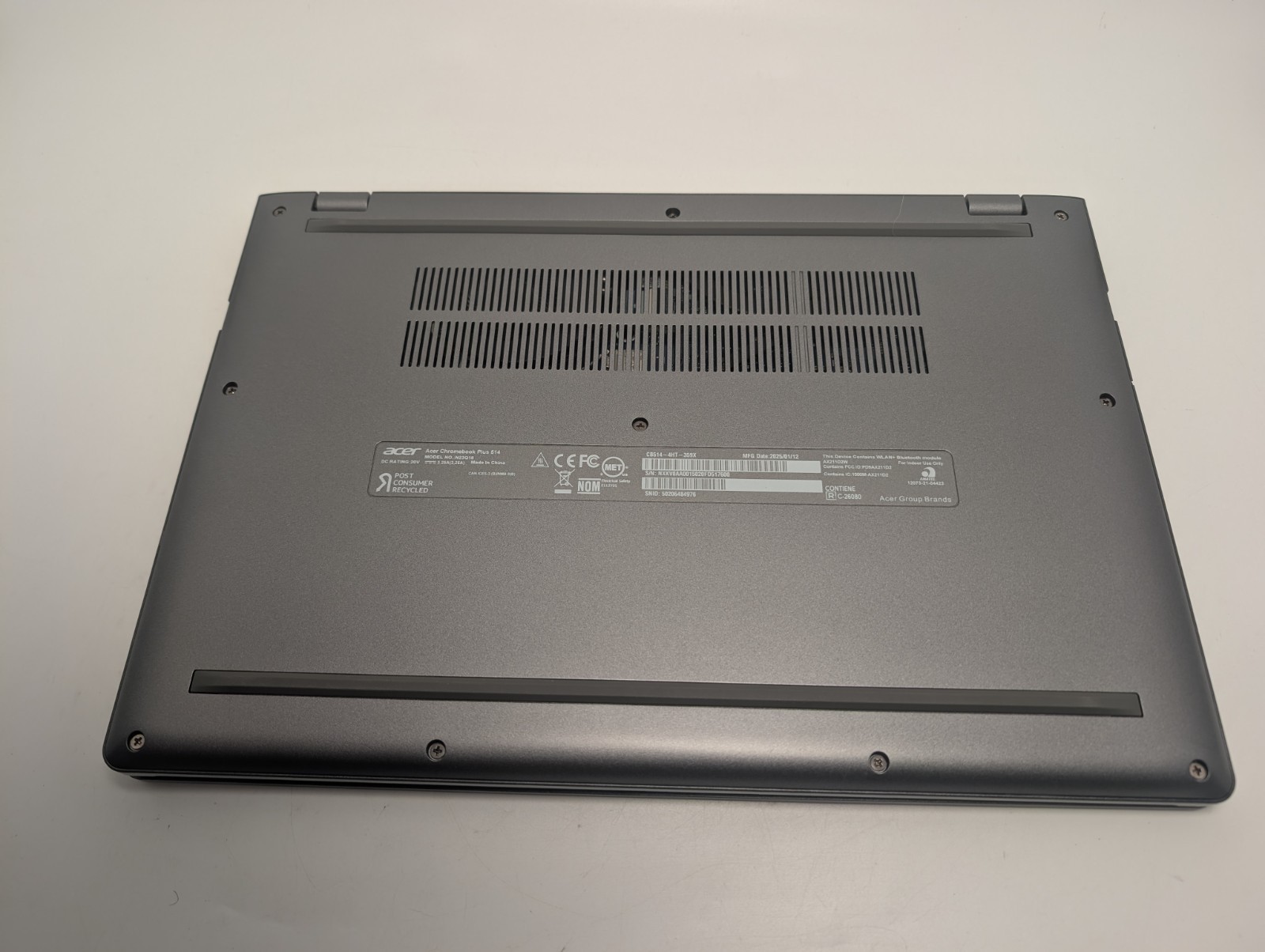 Acer Chromebook Plus 514 14in Intel Core i3