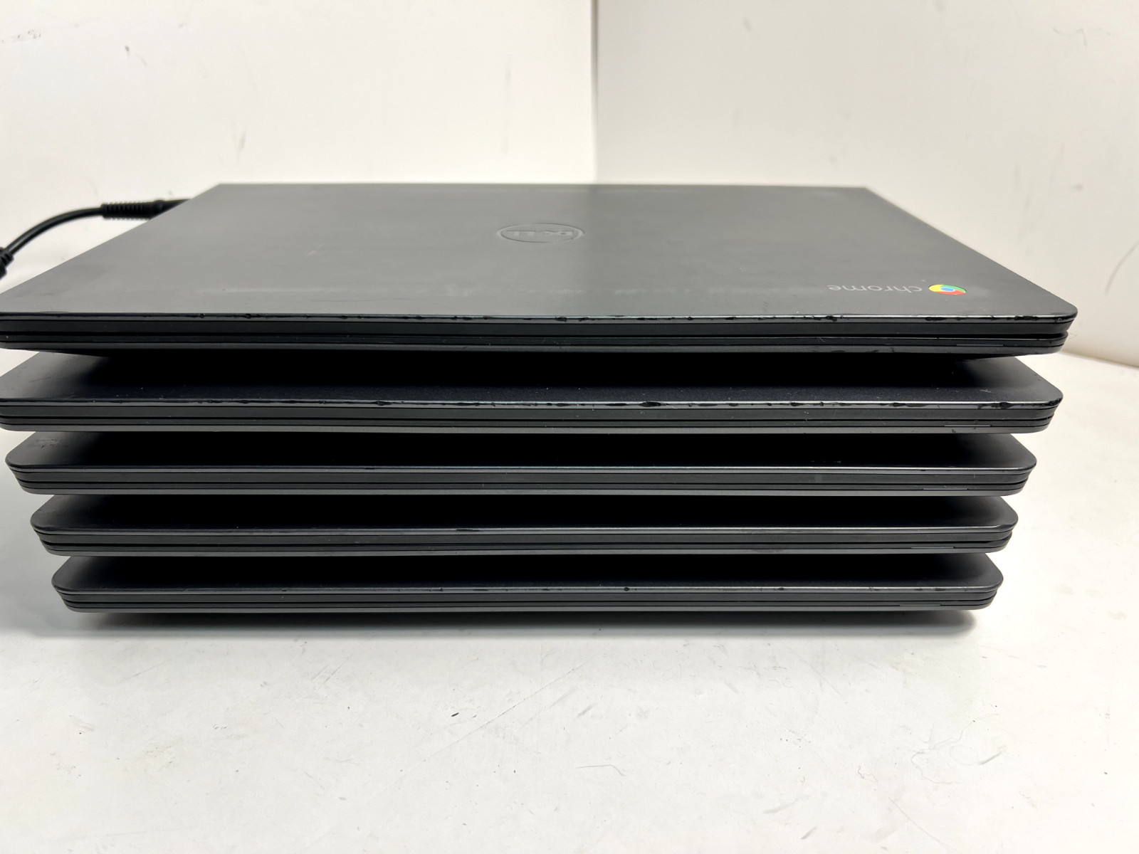 LOT OF 5 Dell CB1C13 11.6″ 4GB RAM 16GB Chromebook 11 Laptop Celeron AS IS READ!