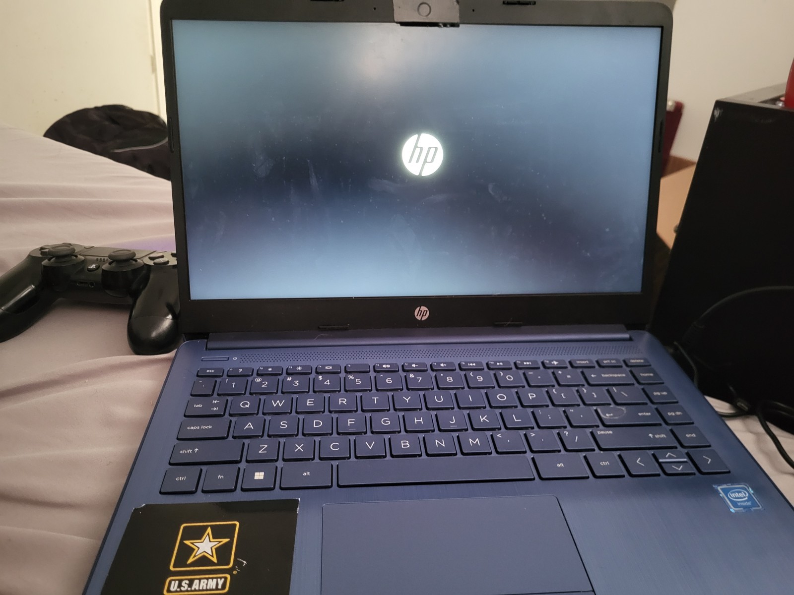 HP 14-cf2111wm Laptop, 14″ Intel, Blue, Built-in Webcam, USB HDMI Ethernet