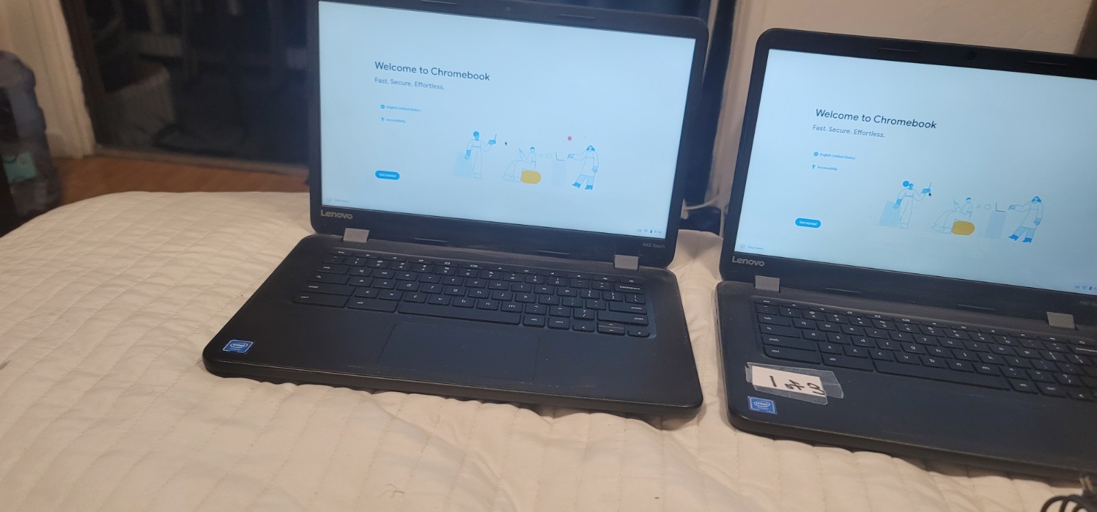 ~ Lot of 4~Lenovo N42-20 Chromebook 14″ HD| Intel Celeron N3060 4GB| 16GB SSD