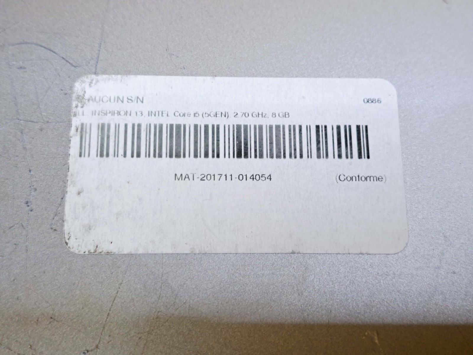 ⚡100% UNTESTED-MISSING PARTS⚡DELL INSPIRON 13 7000 SERIES INTEL CORE i5 LAPTOP⚡