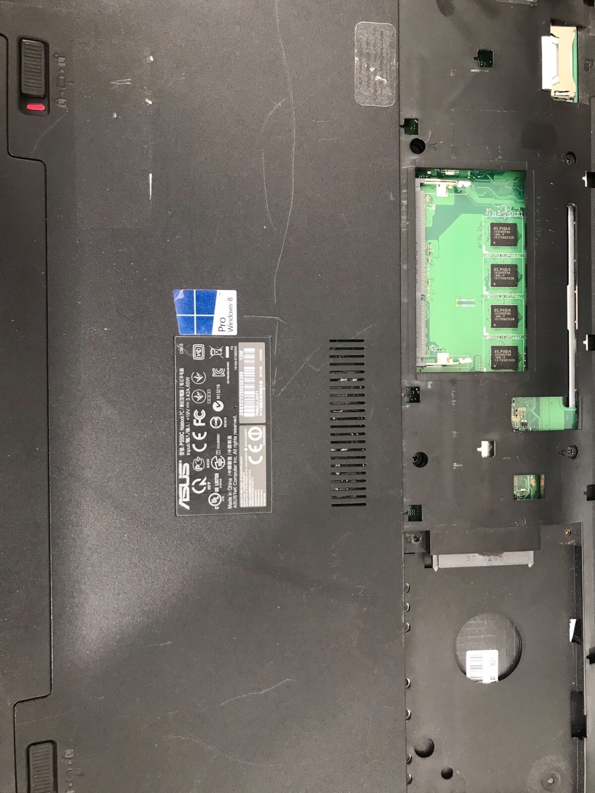 ASUS P550C / I7-3537U / 2GHZ / 4GB RAM / NO HDD / NO CADDY / READ