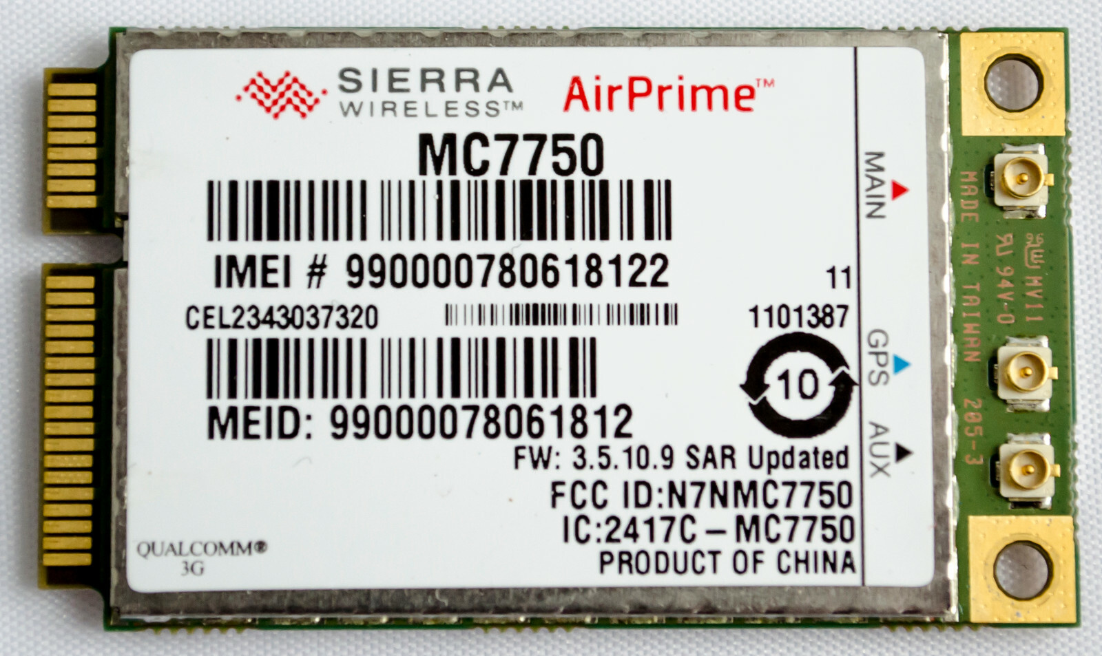 SIERRA WIRELESS MC7750 WWAN Adapter for Panasonic Toughbook CF-31 CF-19 4G LTE