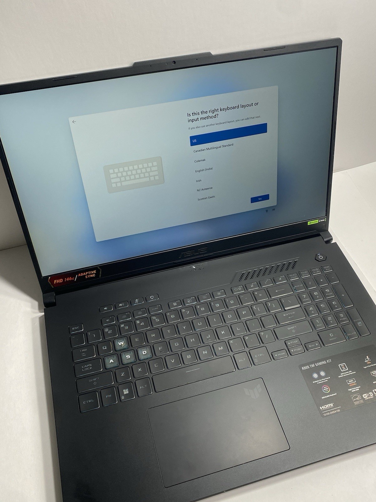 Asus TUF Gaming A17 AMD Ryzen 7 7 7735HS 3.2GHz 16GB SSD 1TB RTX 4060