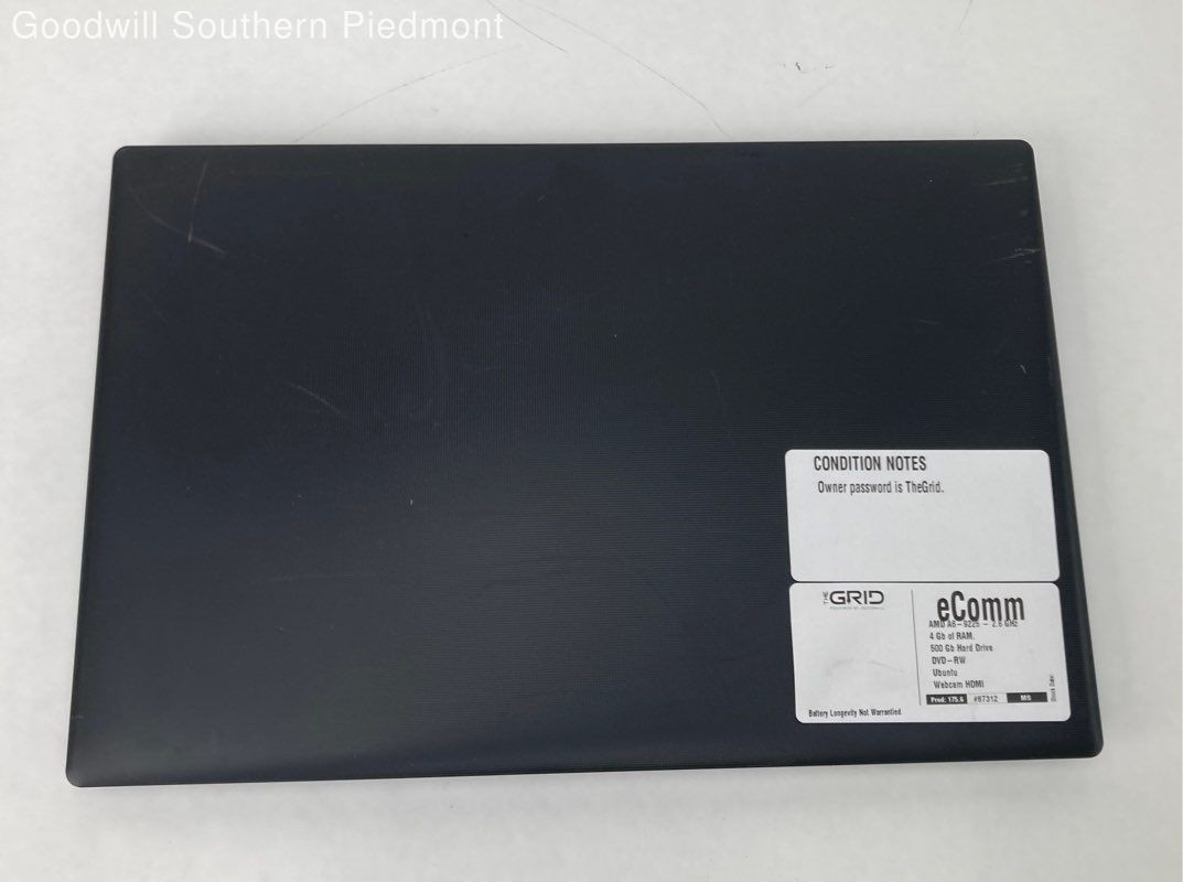 Lenovo IdeaPad 130-15AST AMD A6-9225 2.60GHz 4GB RAM 500GB HDD Ubuntu