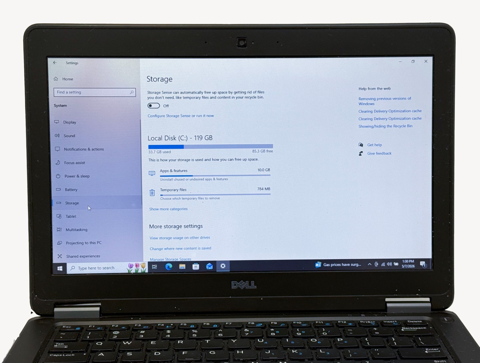 Dell Latitude E7250 i7-5600u 2.6GHz 8GB RAM 128GB SSD