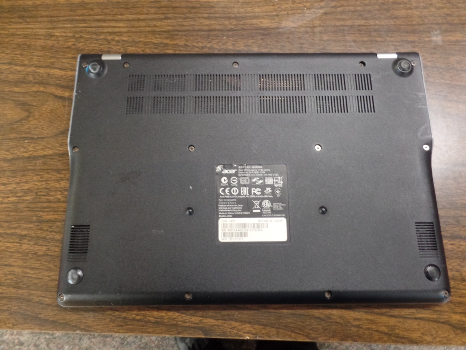 Acer Chromebook C740-C4PE – Dual 1.5Ghz, 4GB DDR3L, 16GB SSD, Grade B Condition.