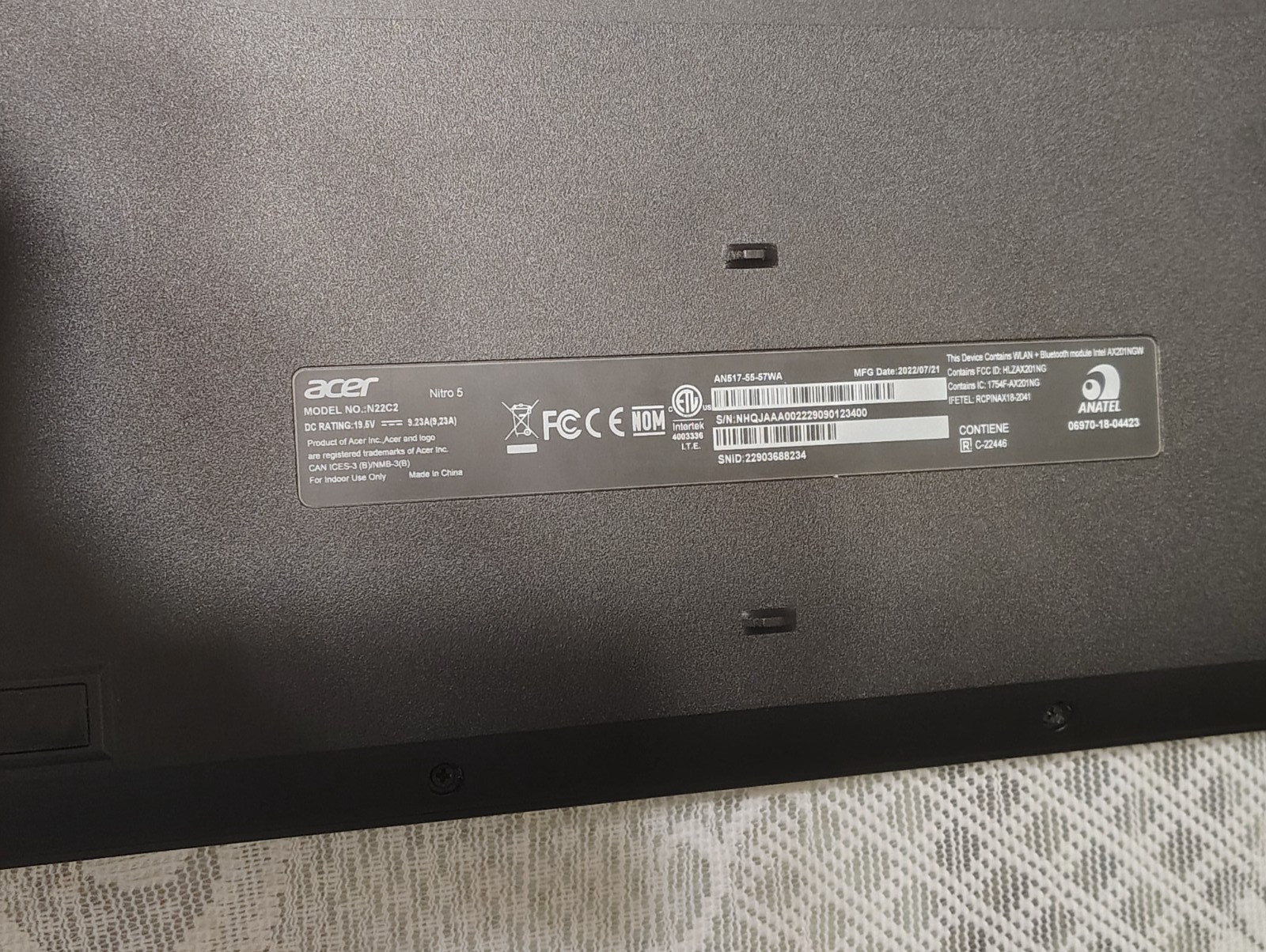 Acer – Nitro 5 17.3″ FHD 144Hz IPS 144Hz Gaming Laptop- Intel Core i5-12500H