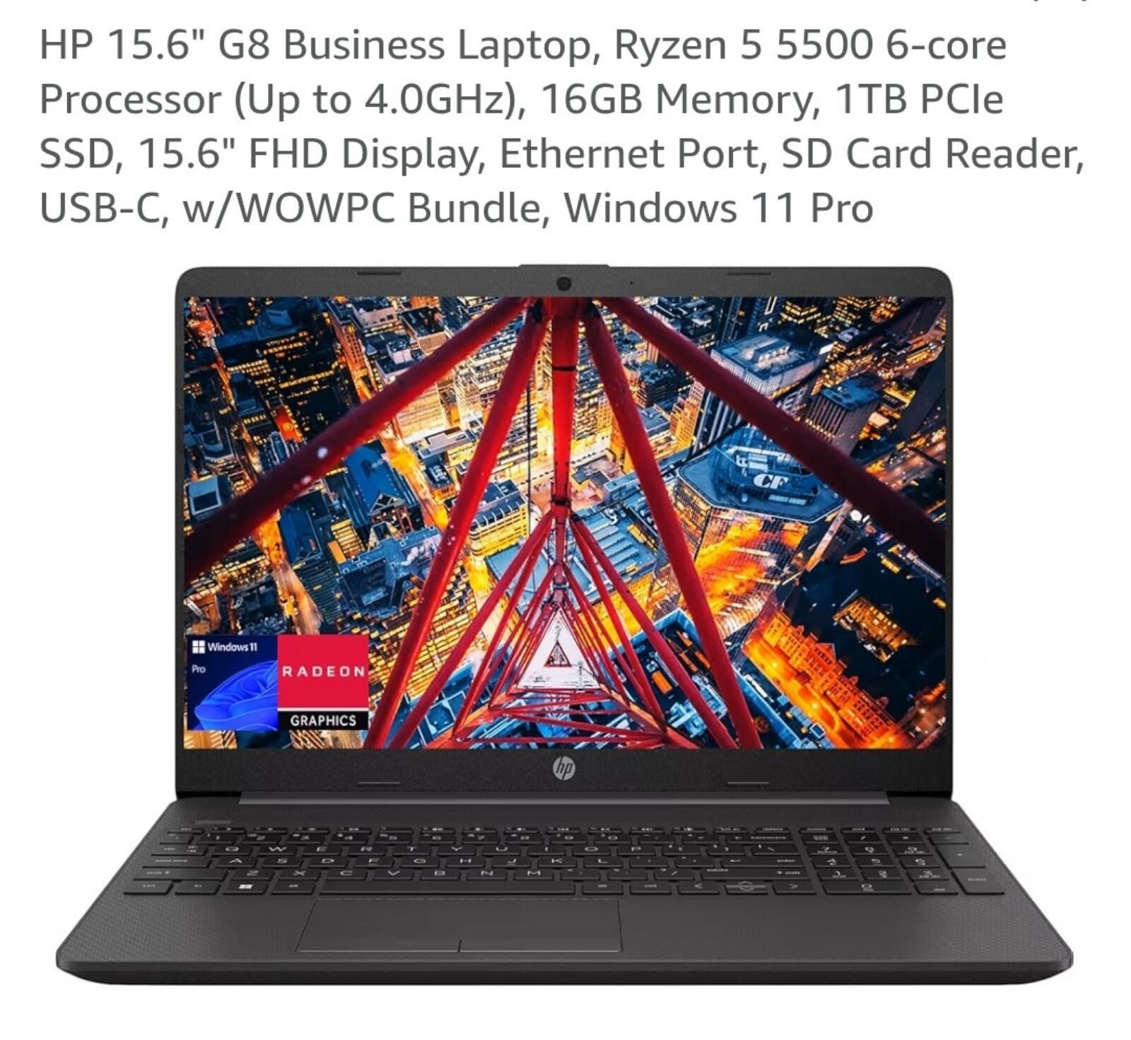 HP 15.6 ” 255 G8 Business laptop 16GB