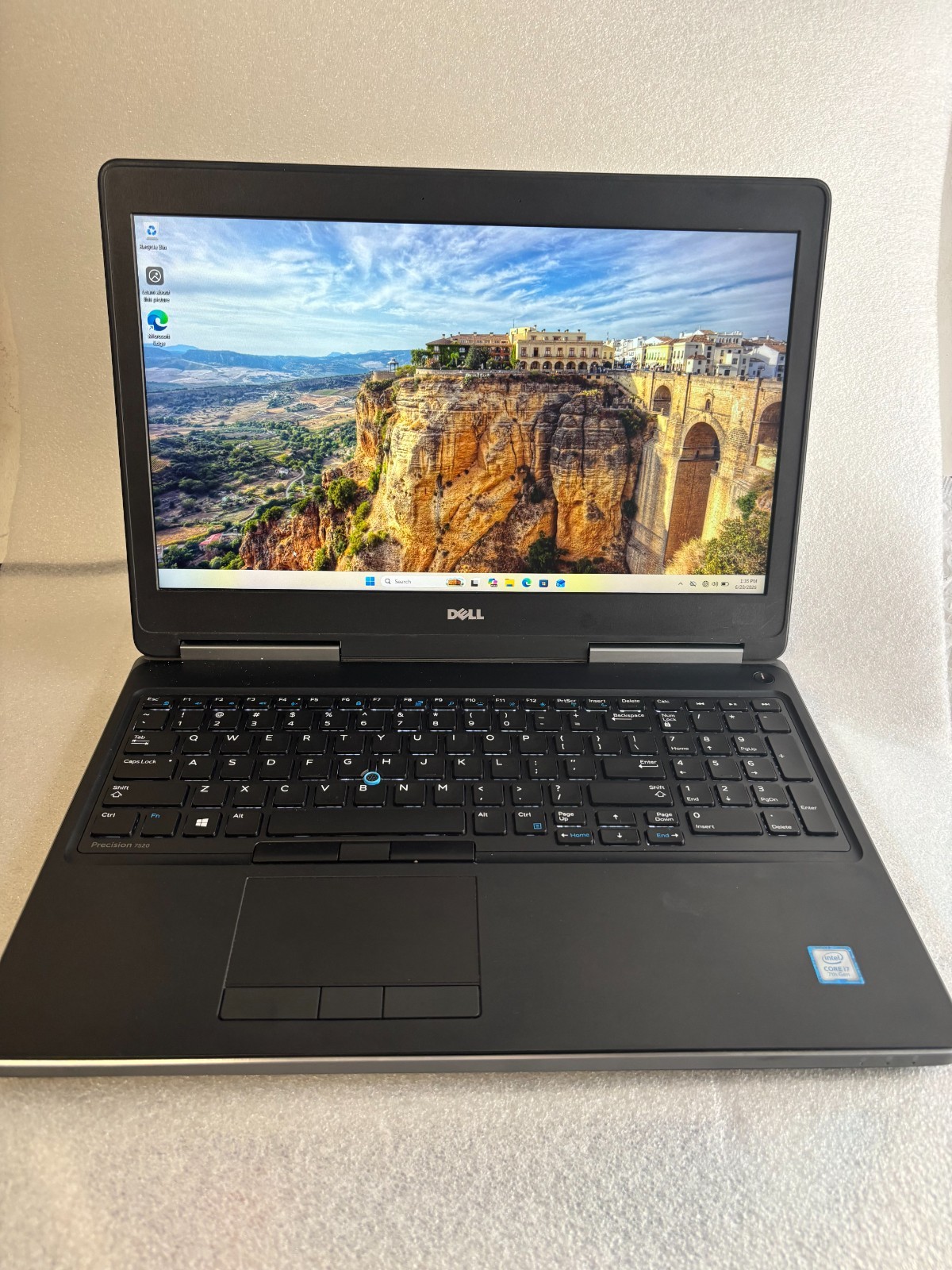 DELL PRECISION 7530 i7-7820HQ 2.9GHZ RAM 16GB SSD 512GB NVIDIA M1200 4GB
