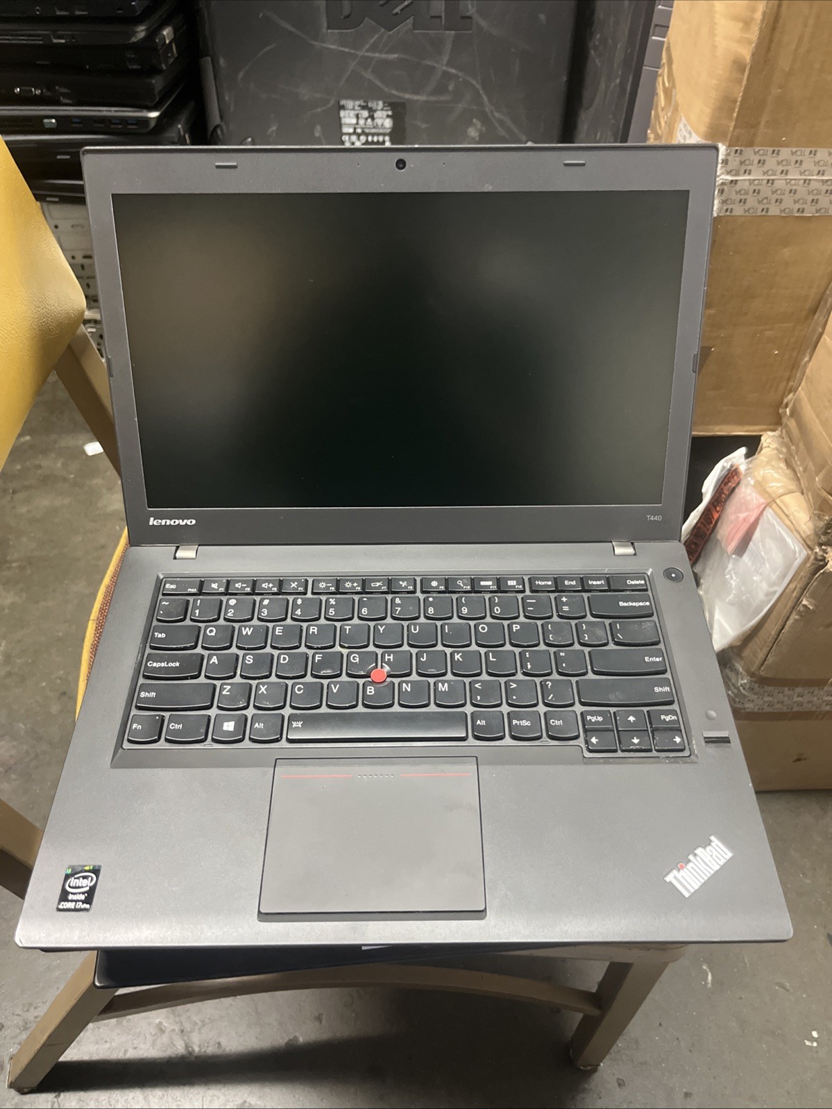Lot of 8 Lenovo Thinkpad T440 14.0″ i7-4600U 12GB & 4GB RAM 500GB+16GB 2 Batts
