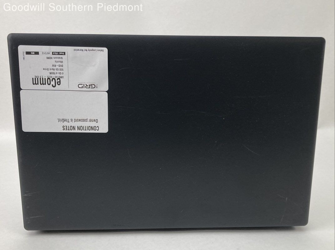 Lenovo IdeaPad 130-15AST AMD A6-9225 2.60GHz 4GB RAM 500GB HDD Ubuntu