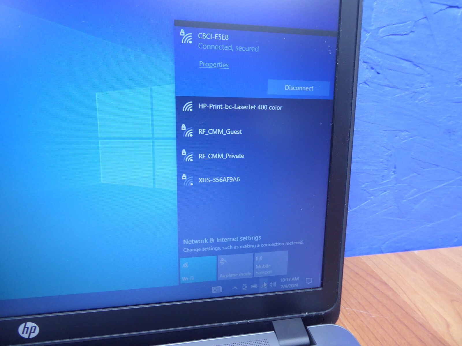 HP LAPTOP 455 G1 AMD A6-4400M 2.7GHz 8GB 240GB SSD WINDOWS 10 PRO Wi-Fi