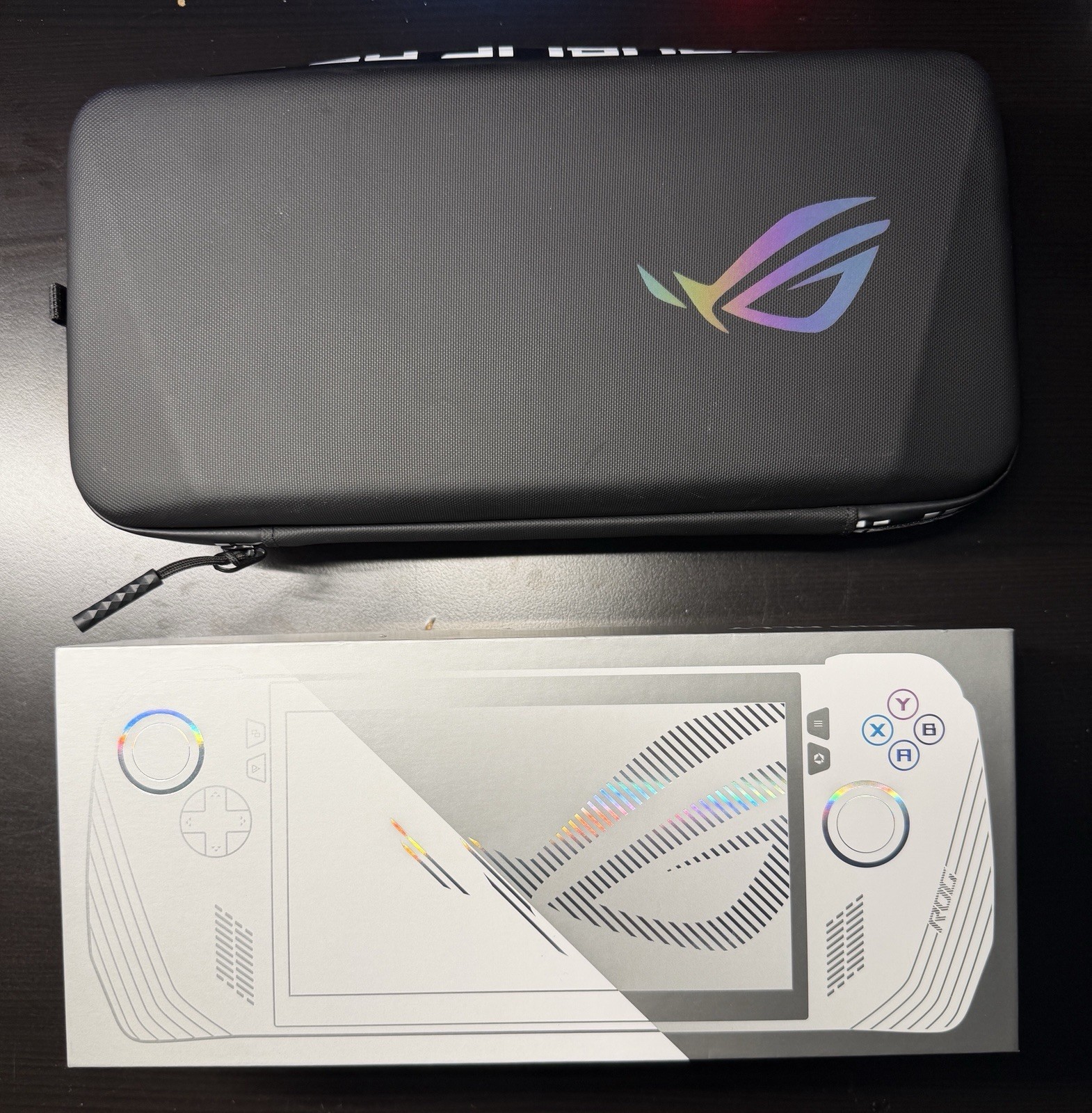 ASUS ROG Ally White w/ ASUS carrying case 1TB upgraded **MINT**