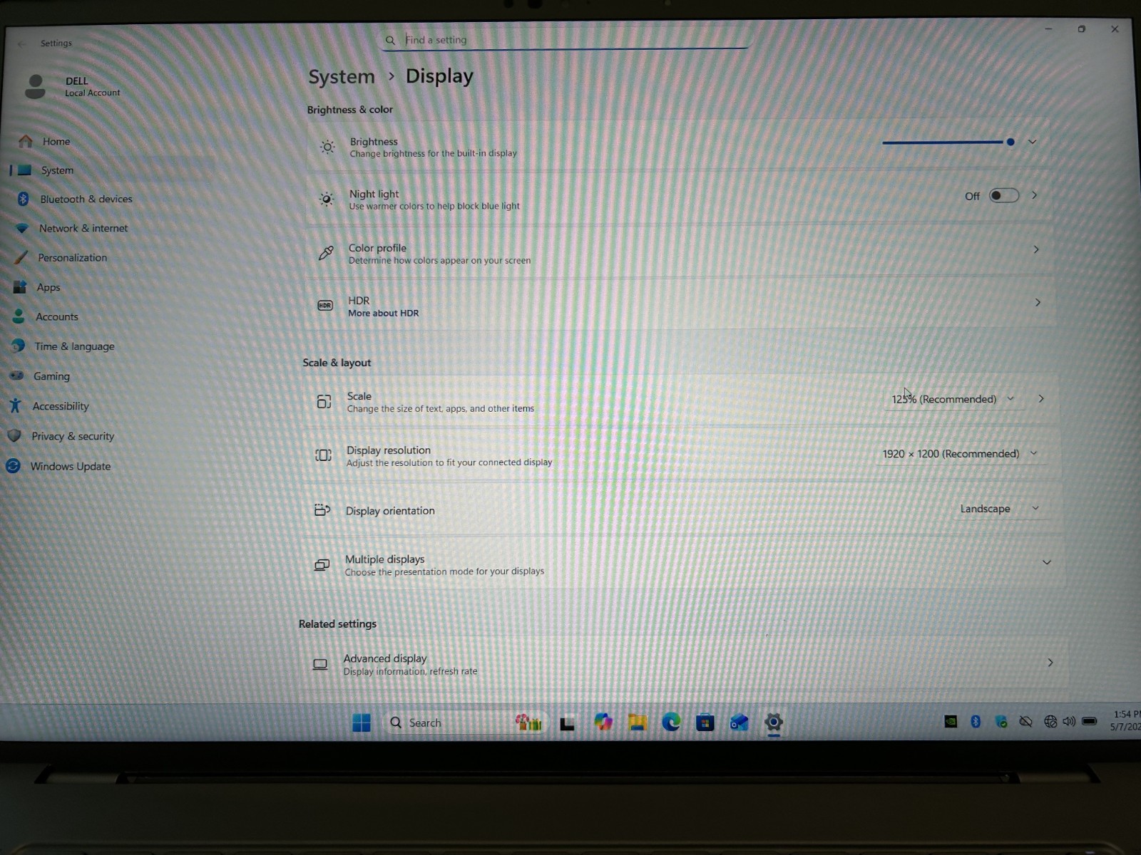 LAPTOP Dell Precision 5690 FHD+ IPS 16″ Ultra 7 165H 1 TB NVMe 32GB RAM Win 11