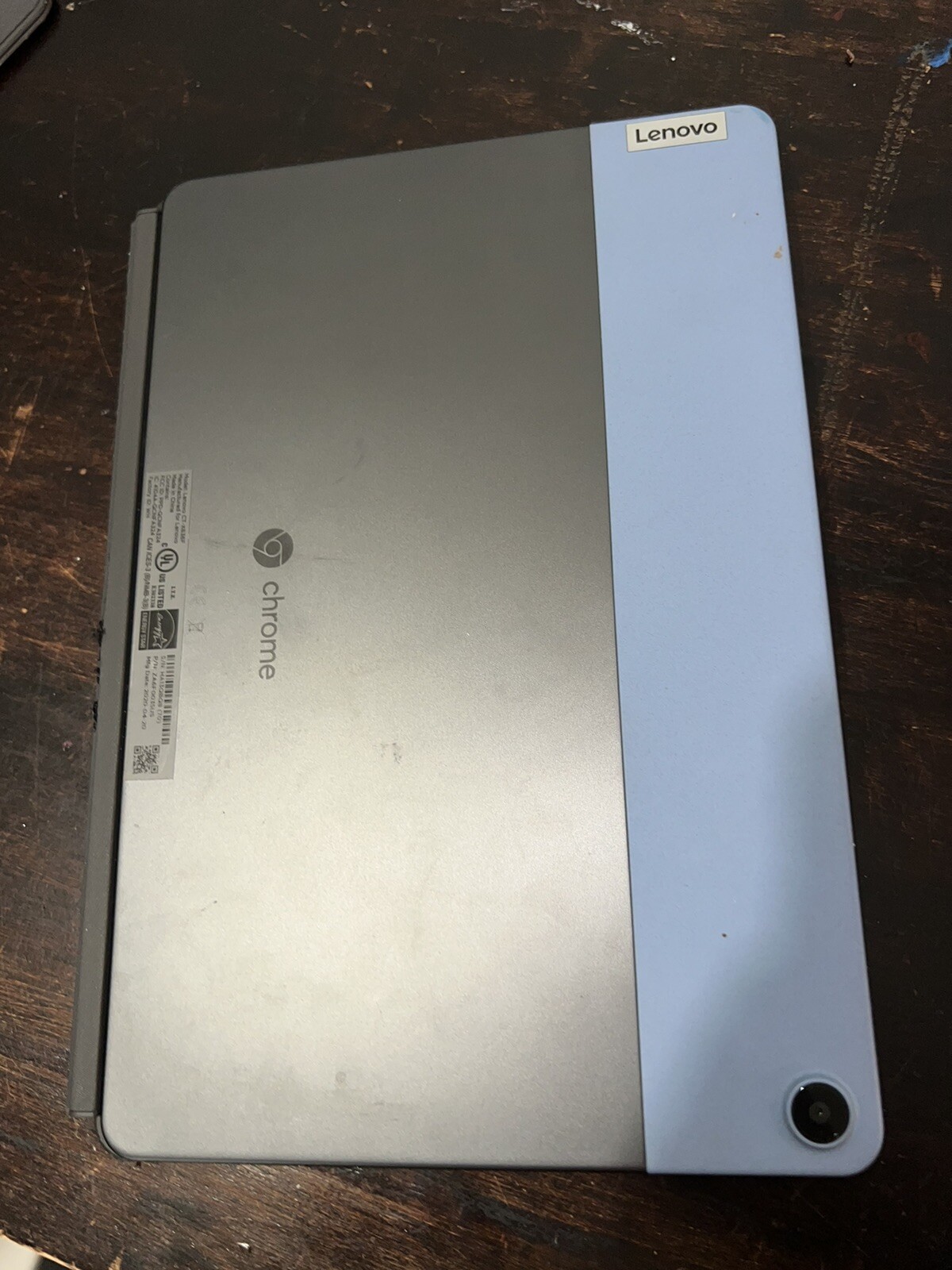 Lenovo IdeaPad Duet Chromebook 64gb WiFi – Ice Blue, Iron Grey