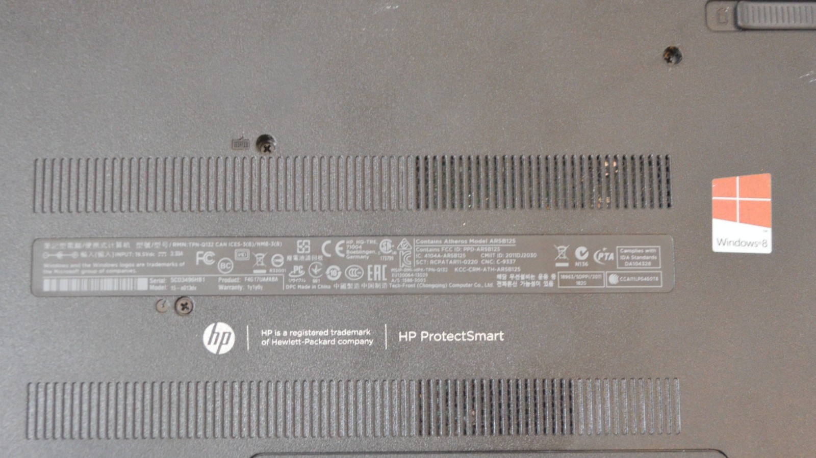 HP Pavilion 15-n013dx Laptop Windows 8 15″ DVD HDMI USB 2013