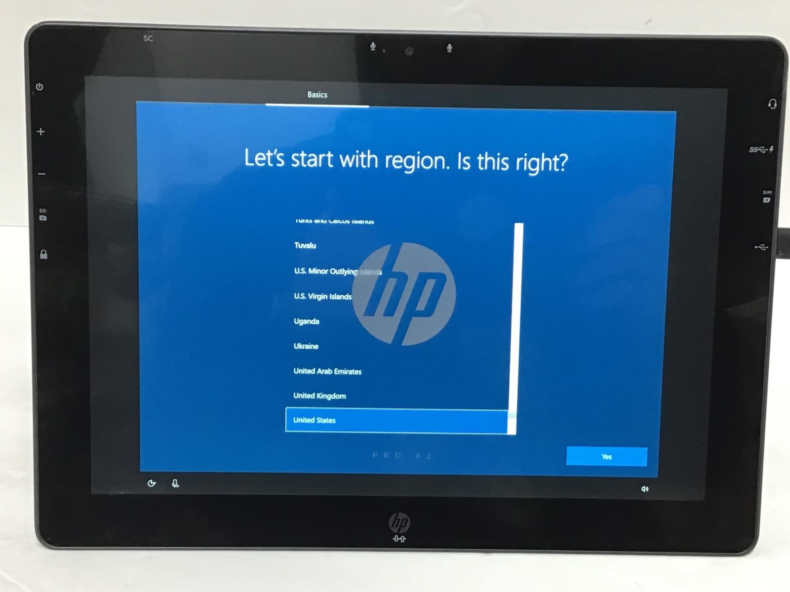 HP Pro x2 612 G2 12″ Tablet 4410Y 4GB 128GB SSD Windows 10 Pro 1RG29UC#ABA