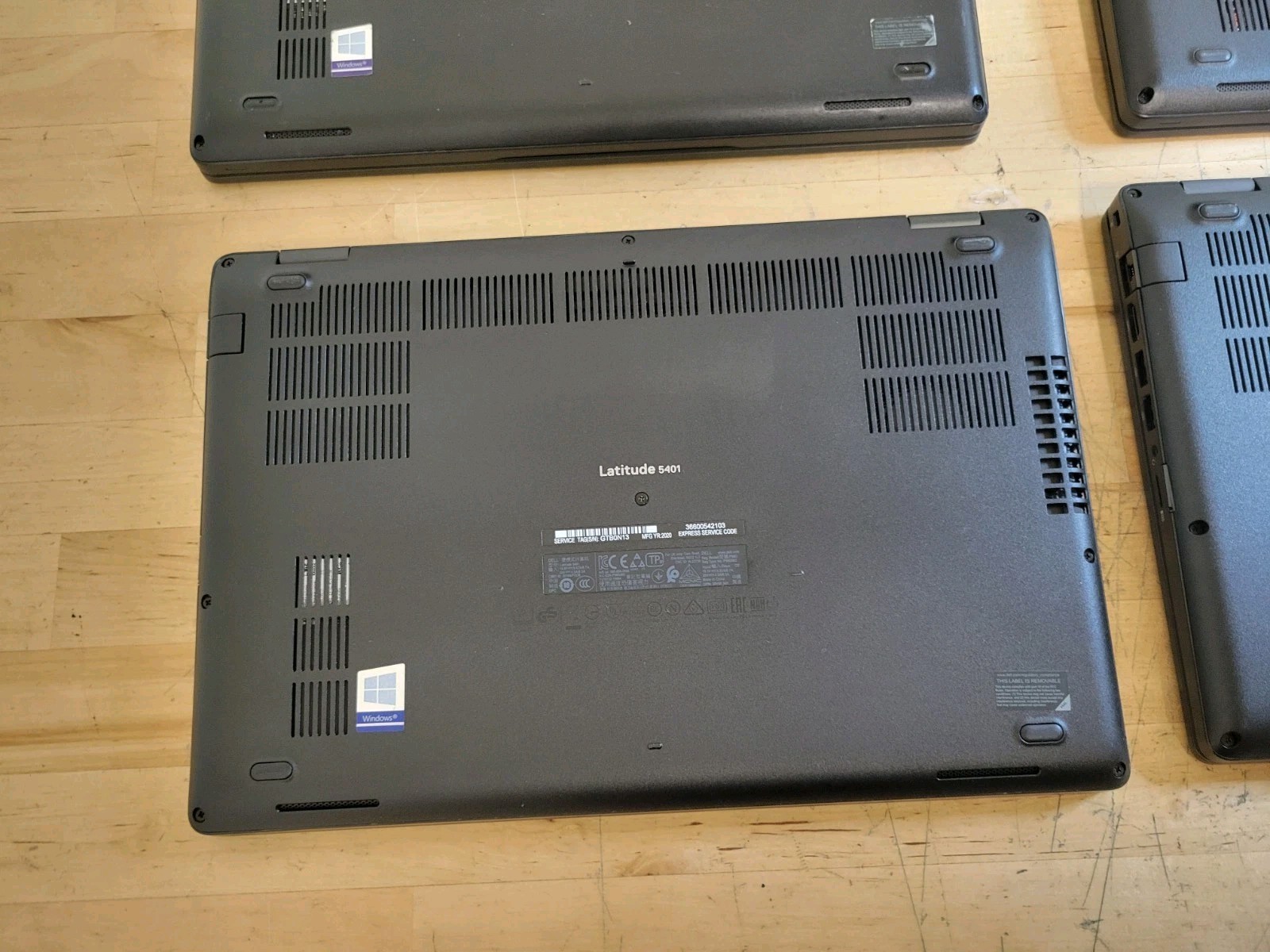 Lot of 4 Dell Latitude 5401 i7-9850H 8gb RAM 256gb SSD Laptop Lot Working READ