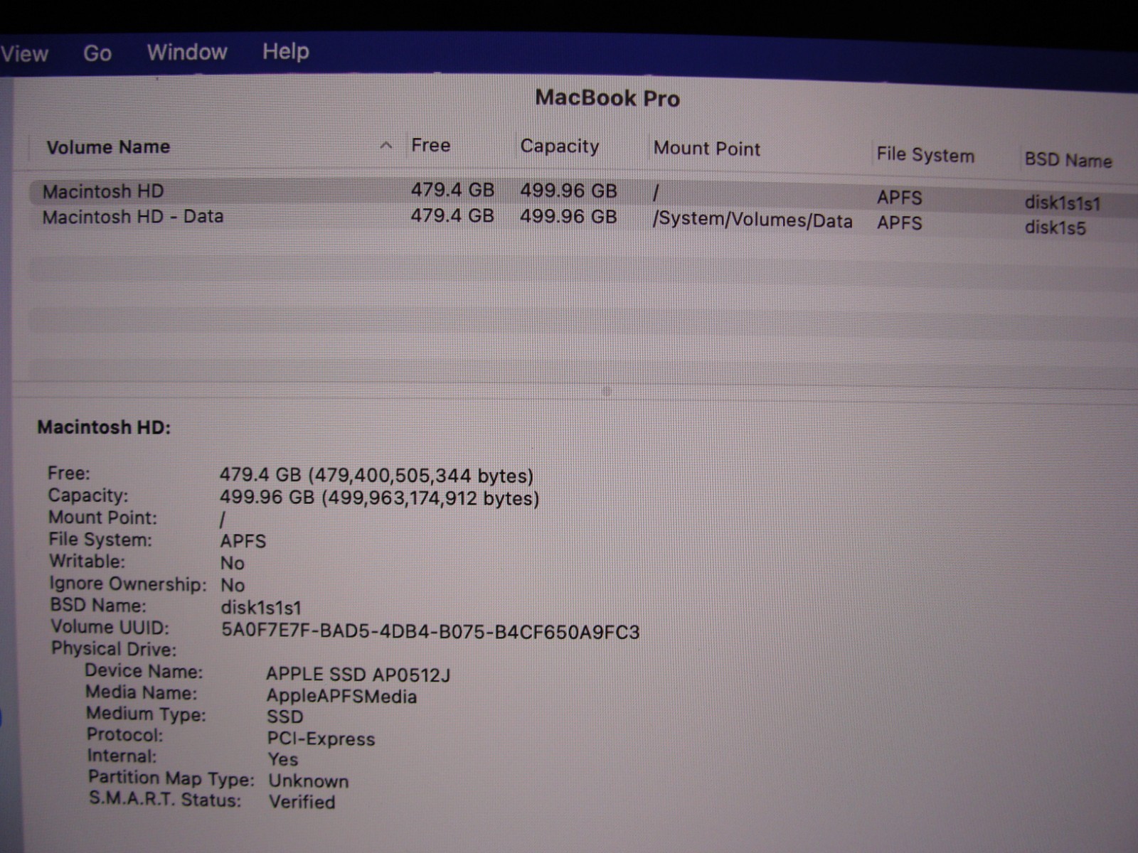 Apple MacBook Pro 13″ Mid-2017 A1708 /BTO OS Monterey i7-7660U 2.5GHz 16GB 512GB
