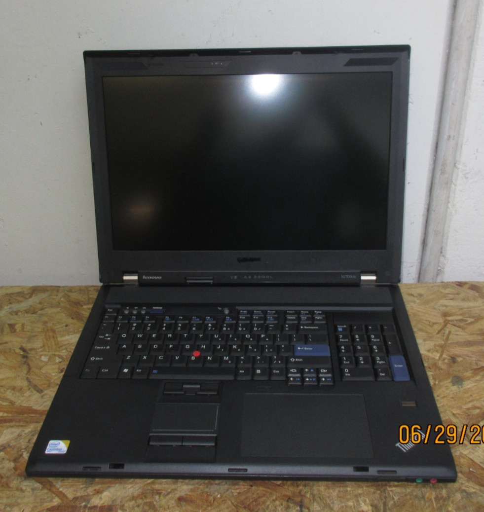 ⭐️ VINTAGE LENOVO Thinkpad W700DS Laptop w/ Intel Core 2 4GB RAM READ DESC ⭐️