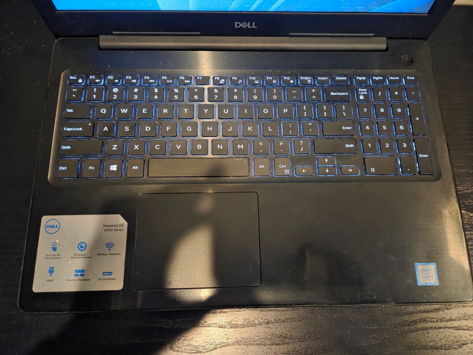 Dell Inspiron 5570 Intel Core i3-8130U 2.20GHZ 4GB RAM 320GB HD DVDRW FHD Touch