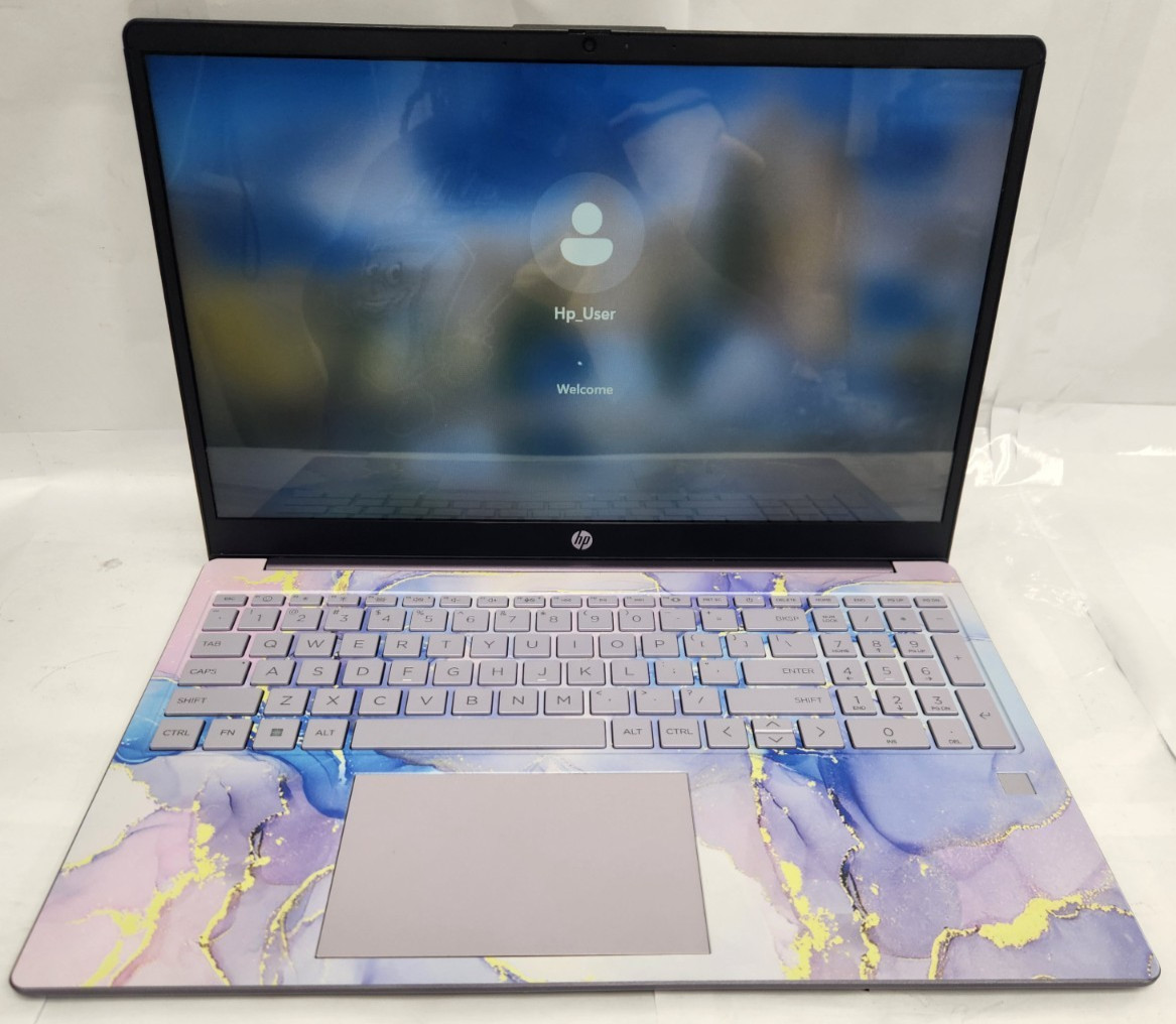 HP 15-fd0624ds Laptop, Intel Celeron N100, 4GB RAM, 128GB eMMC, Win 11 Pro