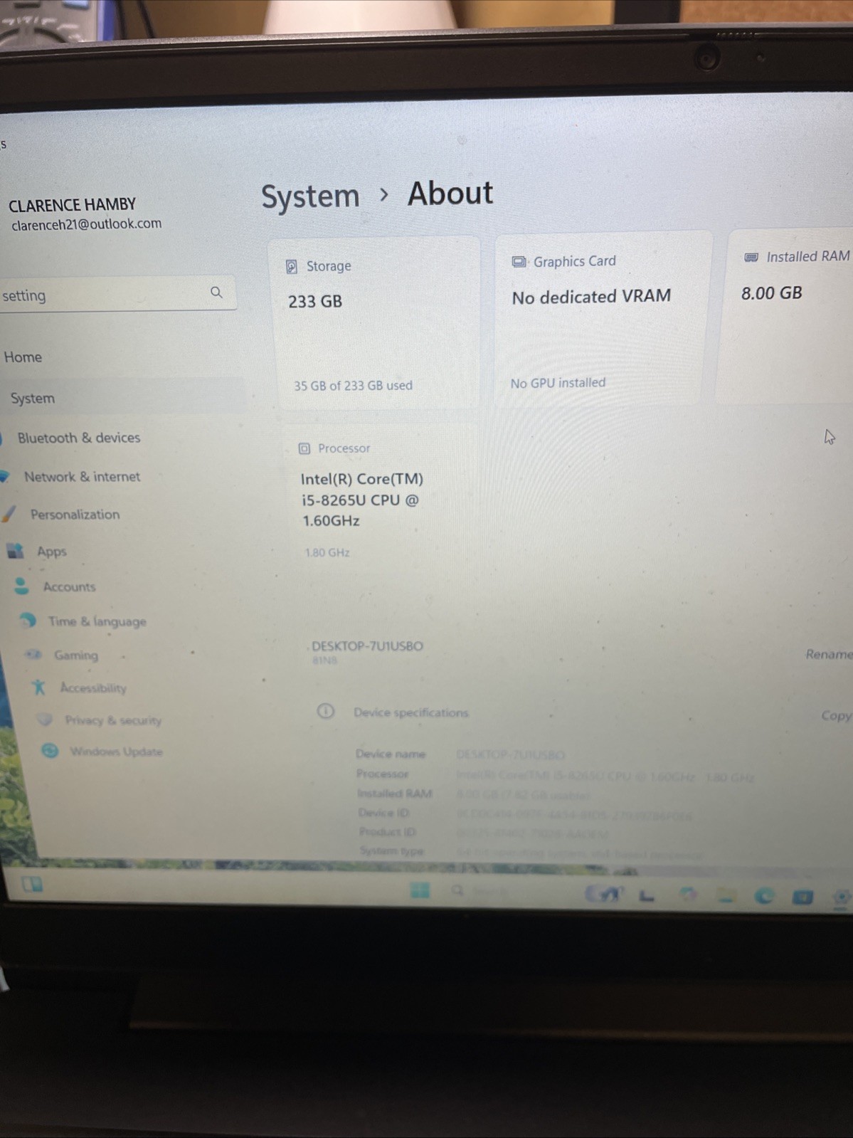 Lenovo Laptop Intel Core i5 | Dolby Audio | Charger Included | Clean & Working