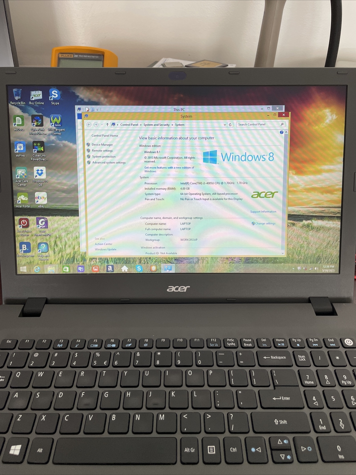 Acer Aspire E5-573-3870 i3 1.7GHz, HDD, 15.6″