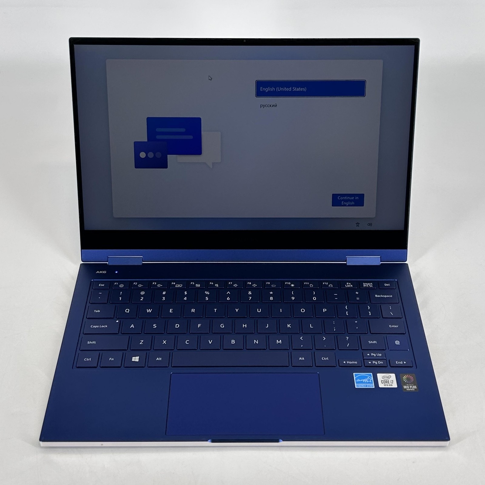 Samsung Galaxy Book Flex 13.3 Blue i7-1065G7 1.30GHz 8GB 512GB SSD LCD BLEED