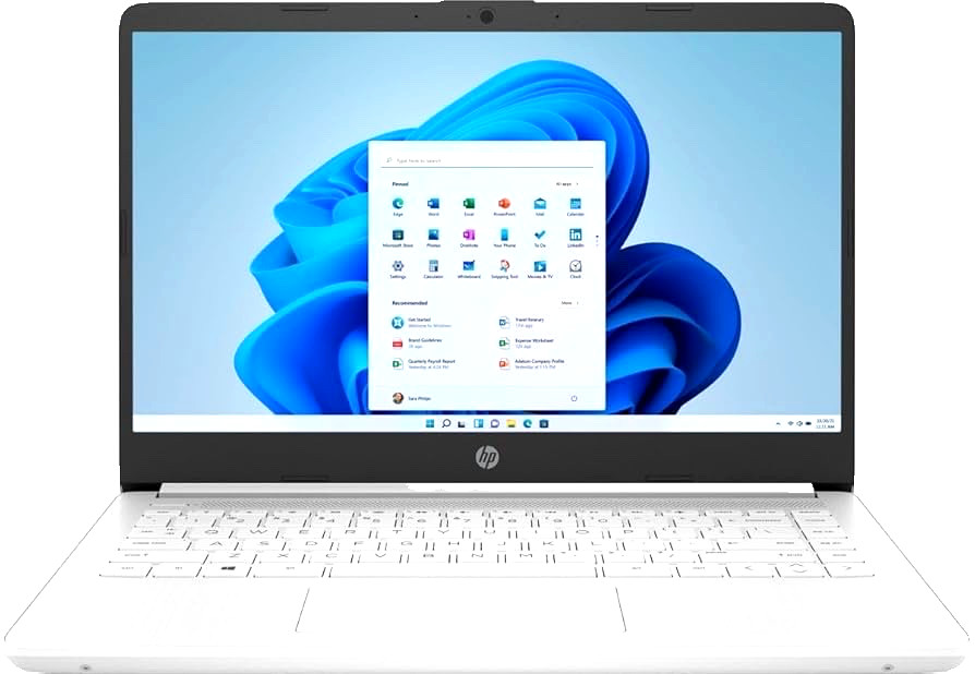 hp 14-dq3000dx 14” laptop white open box laptop for work home etc
