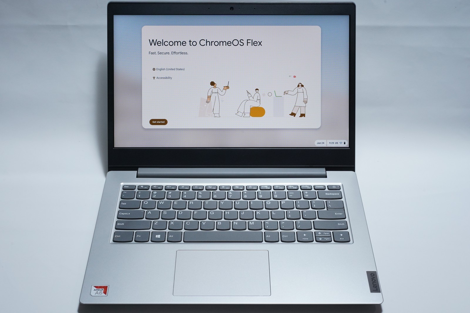 Lenovo IdeaPad 1 14″ Laptop AMD A6-9220e 4GB 64GB eMMC Platinum Gray Chrome OS