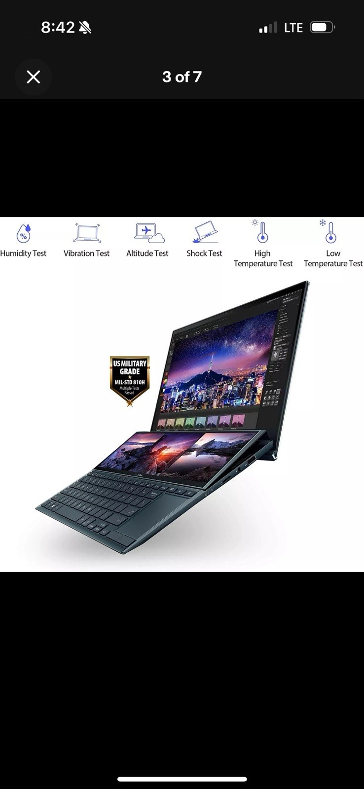 ASUS ZenBook Duo Dual Screen Laptop UX482EA-DS71T 14″ Touchscreen