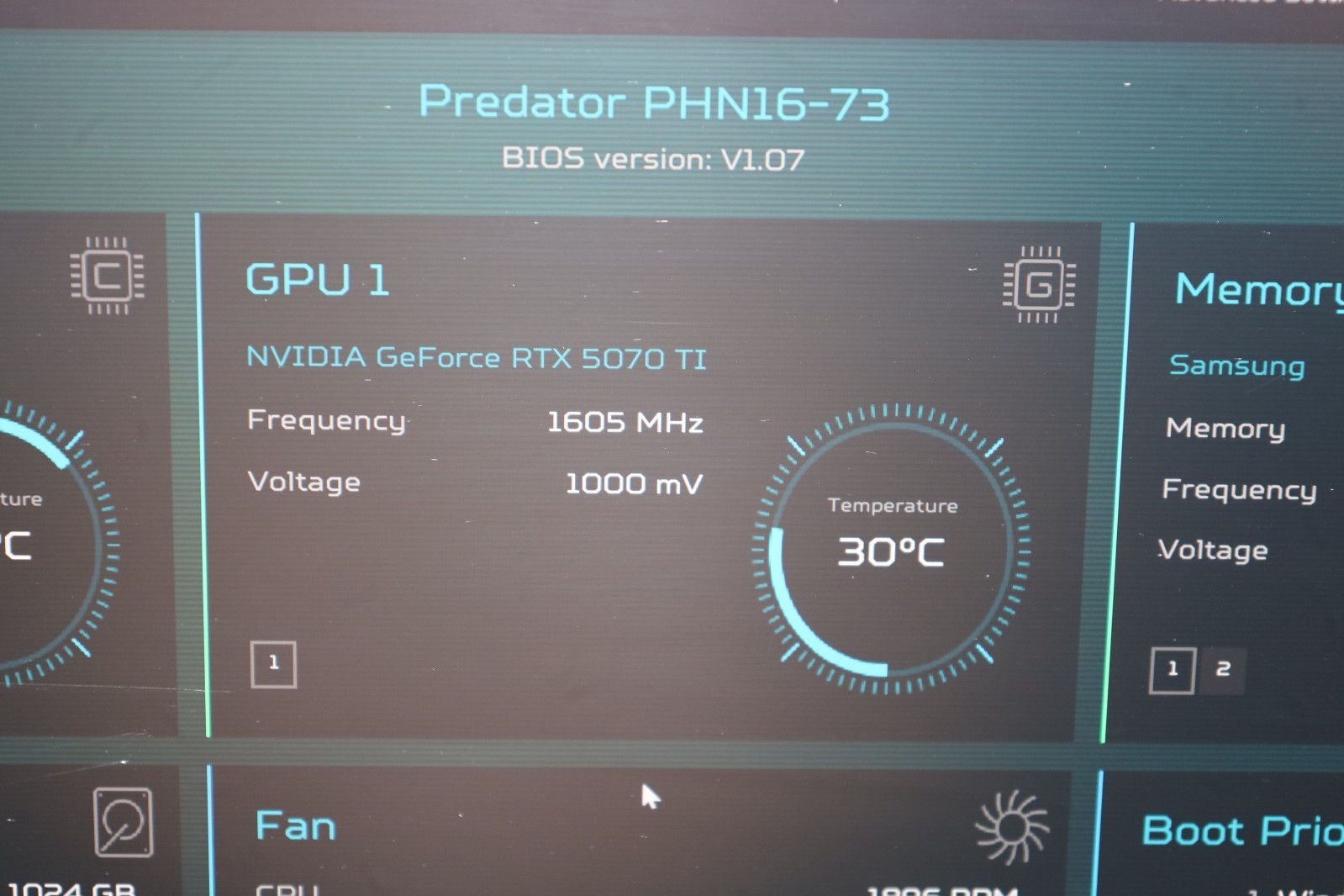 Acer Predator Helios Neo 16S 16″ Ultra 9 275HX 16GB 1TB RTX 5070 Ti Win11 AI
