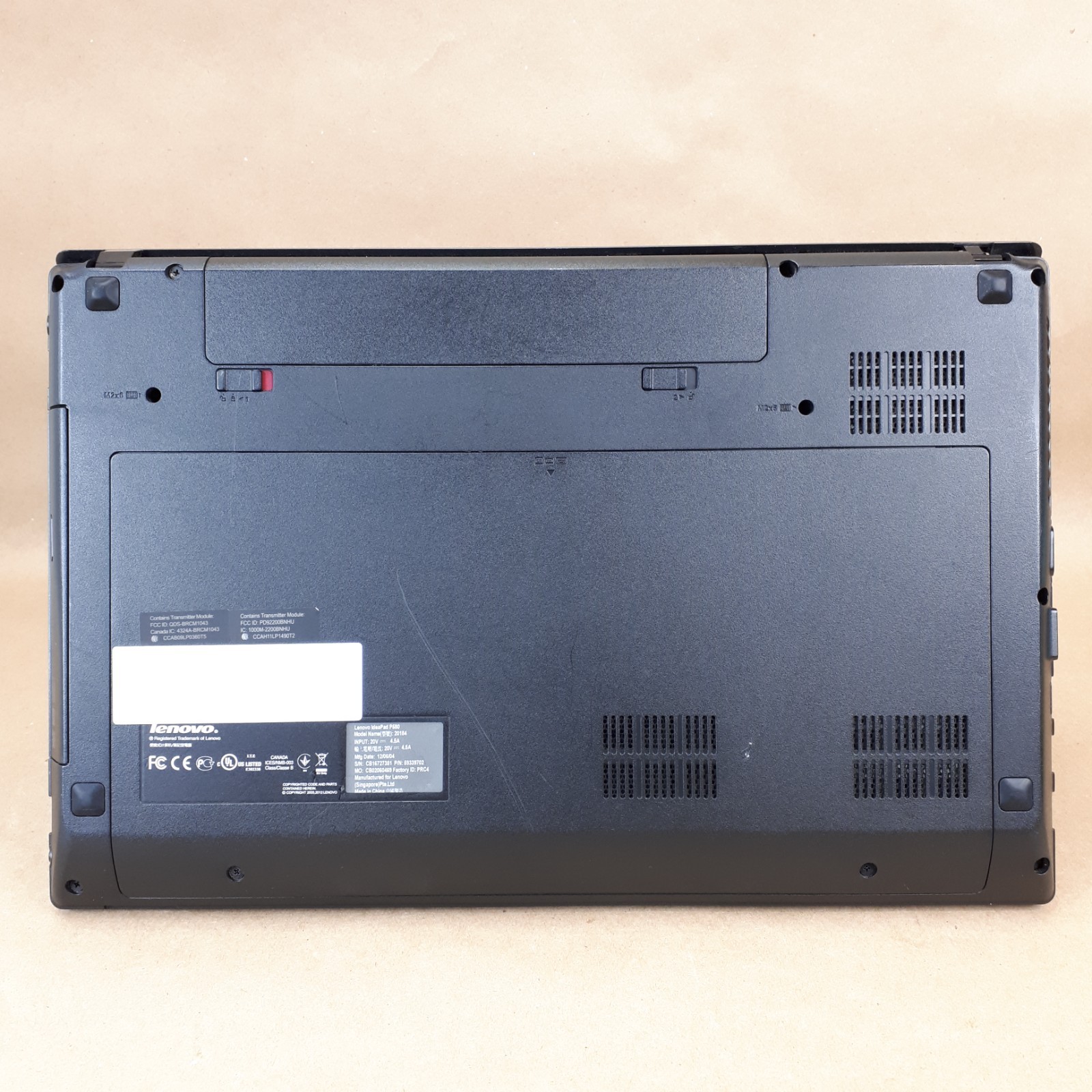 Lenovo IdeaPad P580 15.6″ Laptop i7-3520M 8GB RAM 750GB HDD GT 630M Win 10 W/CAM