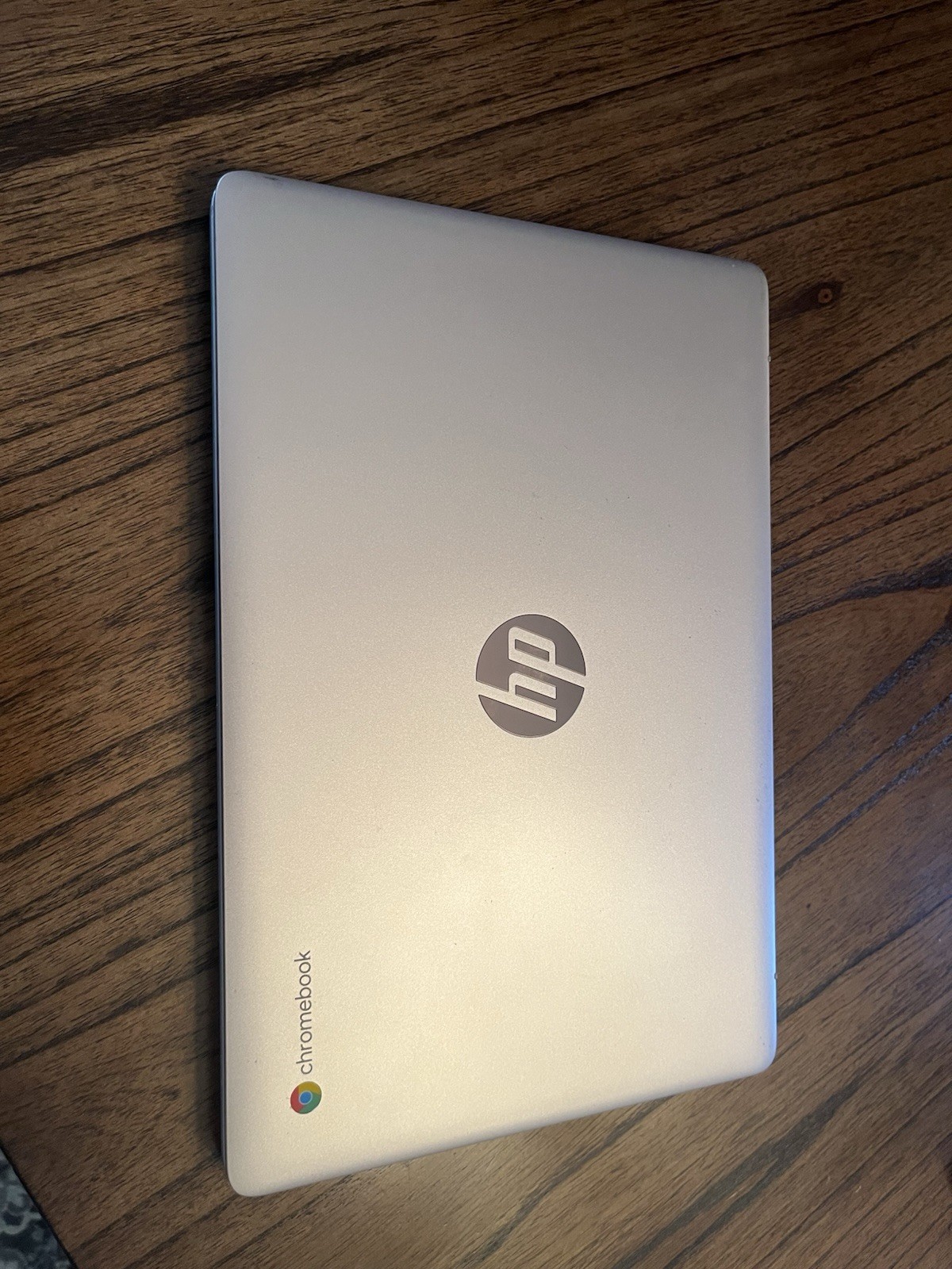 HP Chromebook 14″ Intel Laptop Rose gold Chrome OS USB-C Wi-Fi Webcam Used
