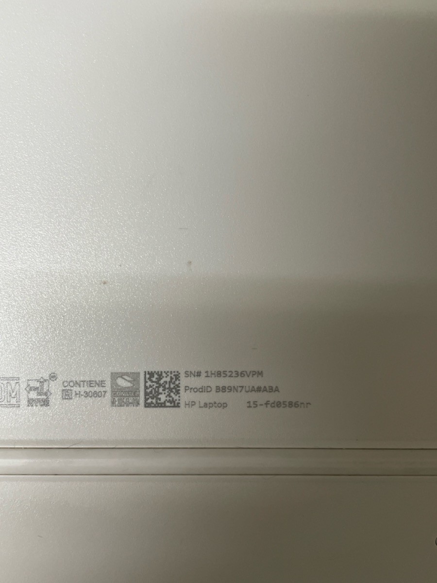 HEWLETT PACKARD 15-FD0586NR (E14002602)