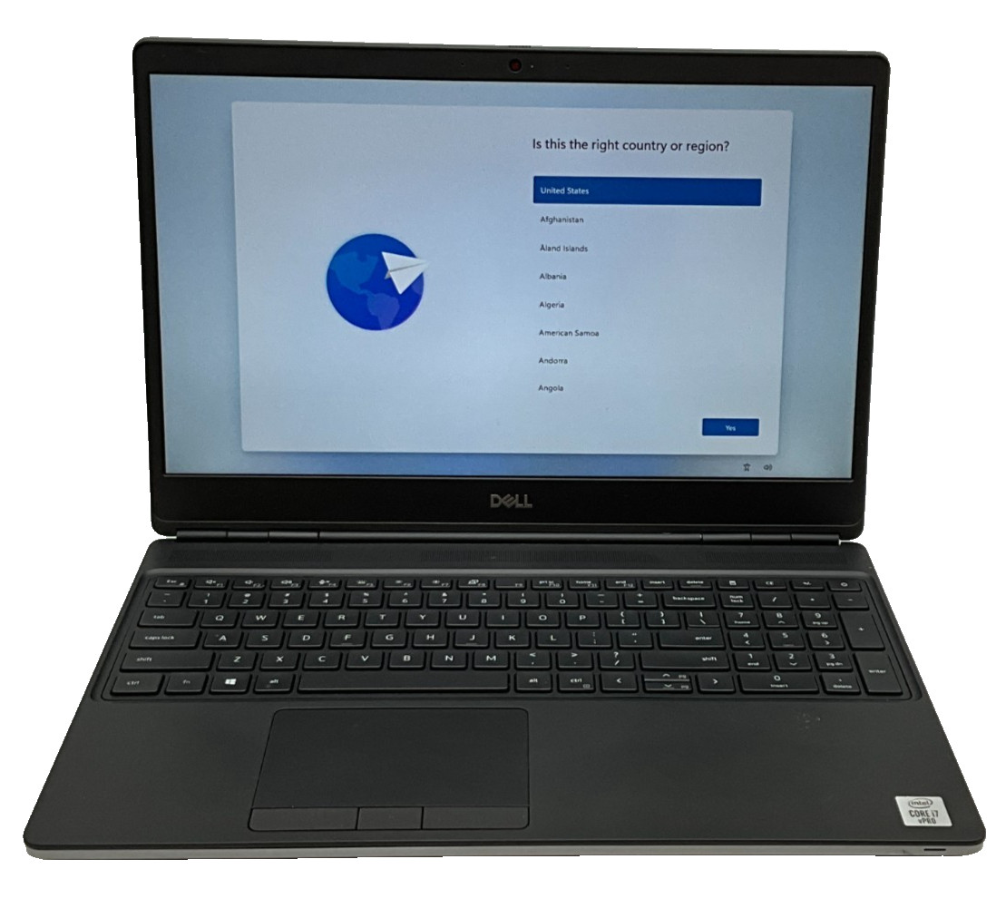 DELL Precision 7550 i7-10850H 2.70gh 32gb 512gb T2000 15.6″ LAPTOP J5W2043