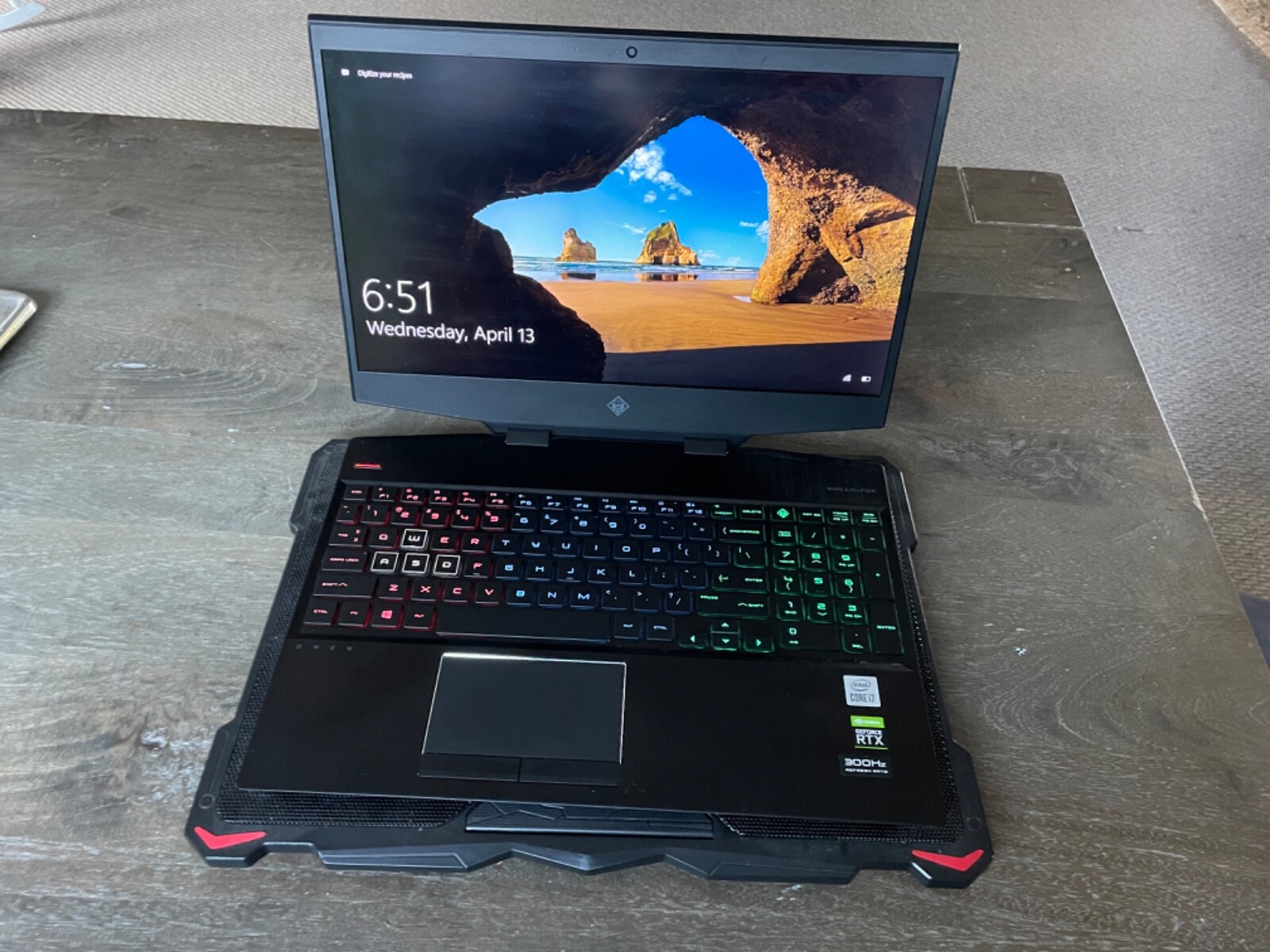 HP OMEN Laptop – 15t – dh100 CTO Intel i7 core10750H CPU2.60GHz476GB storage