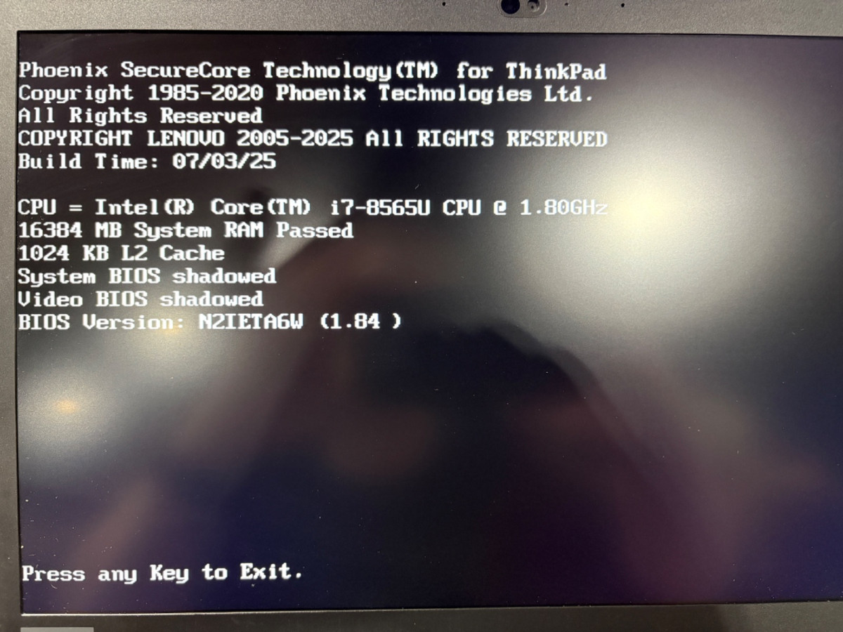Lenovo ThinkPad T490 14″ FHD i7-8565U 16GB RAM 256GB SSD No Charger/No OS