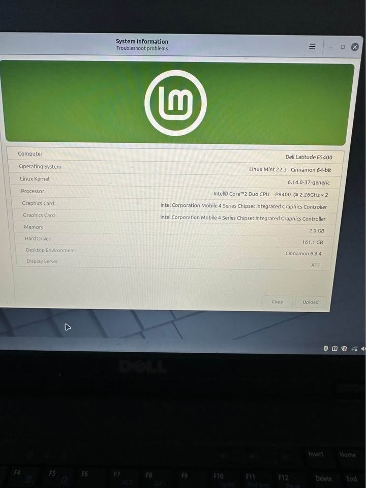 Dell Latitude E5400 Intel Core 2 Duo P8400 2.26 GHz | 2 GB RAM | 160GB HDD