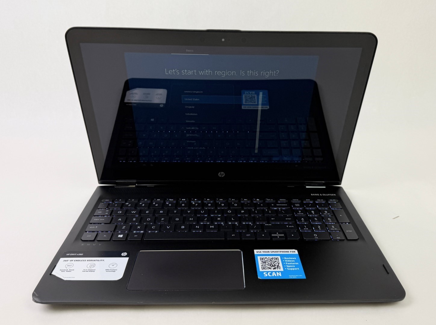 HP ENVY x360 M6-ar004dx 15.6″ FHD Touch FX-9800P 8GB 256GB W10H Laptop – Dents!