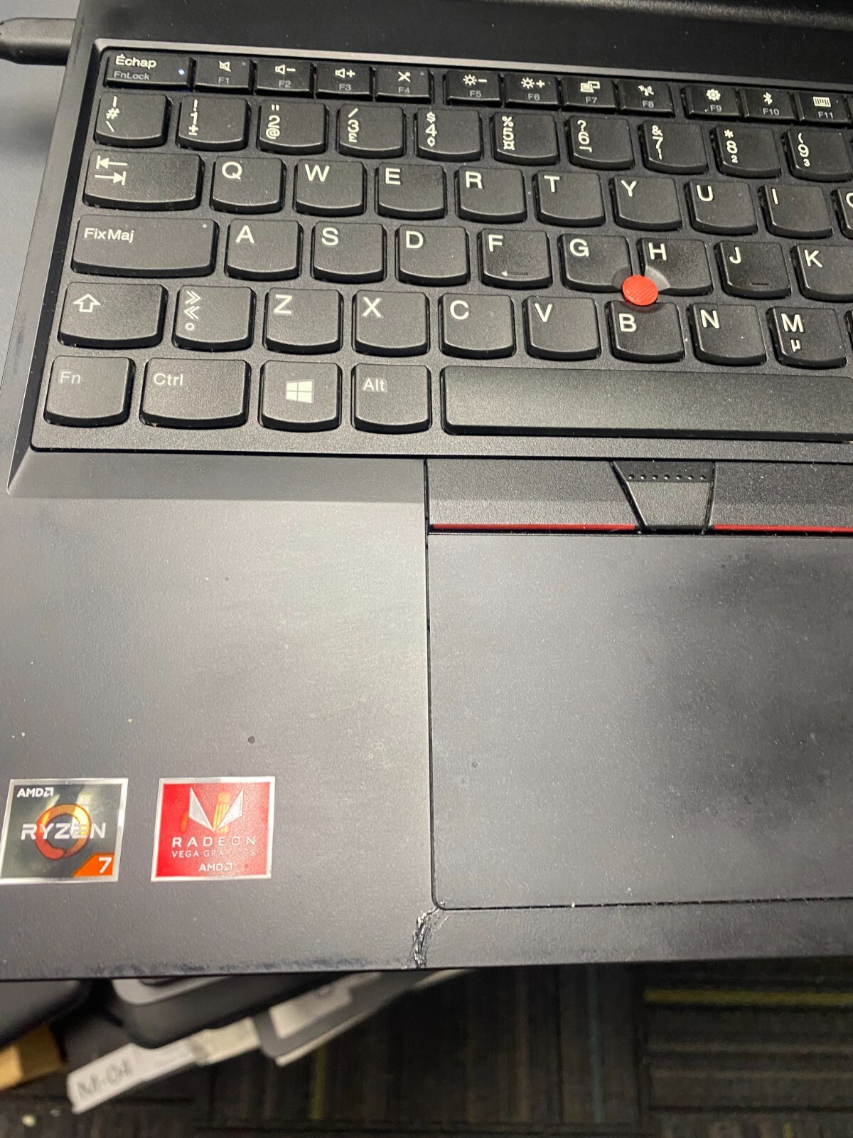 Lenovo ThinkPad E595 15.6” Laptop AMD Ryzen 7 3700U 2.3GHz 8GB 256GBWin 10pro