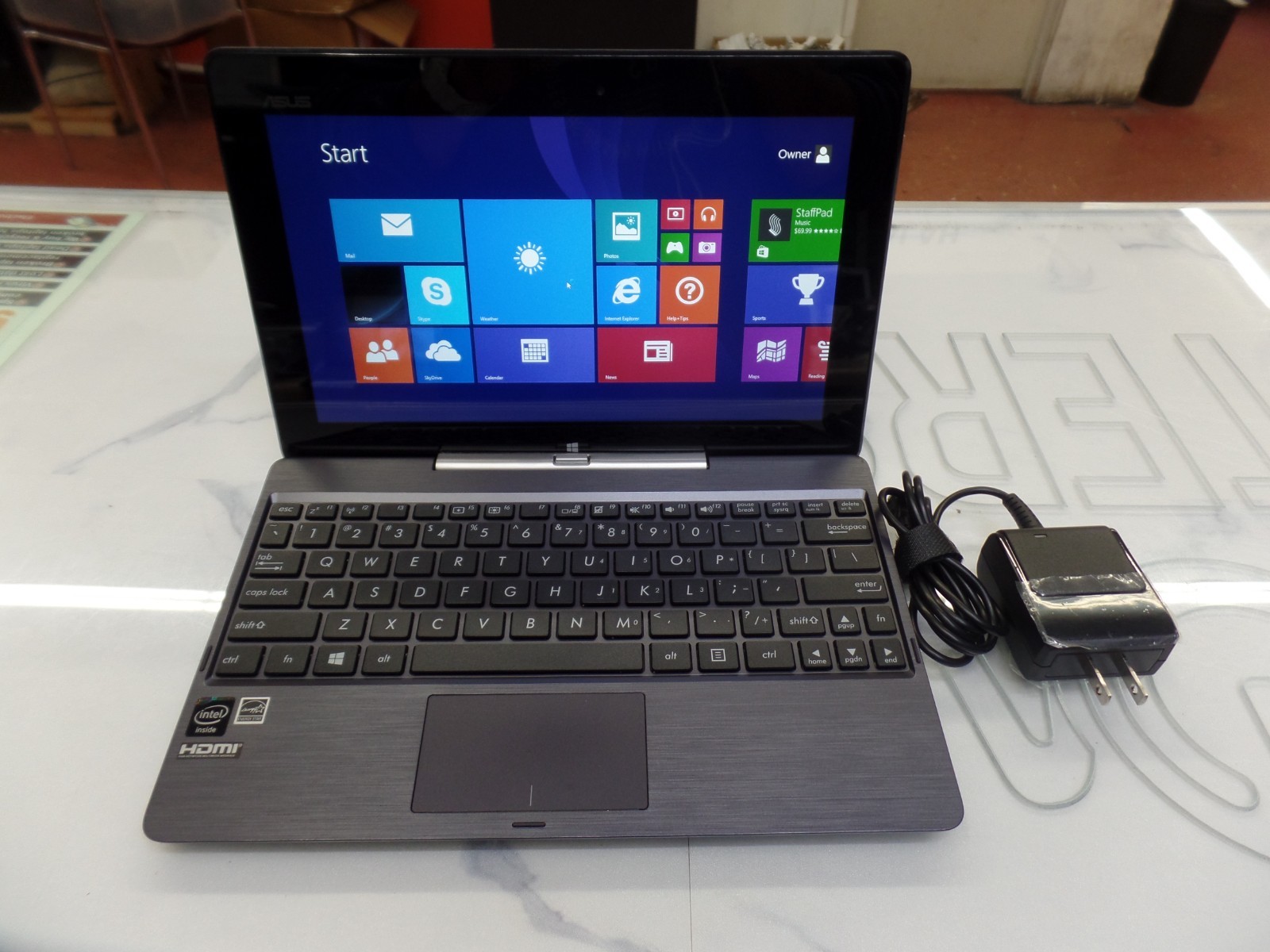 ASUS Transformer Book T100TA-B1-GR 1.33Ghz Z3775 2GB 32GB eMMC Touch 10.1″ MINT